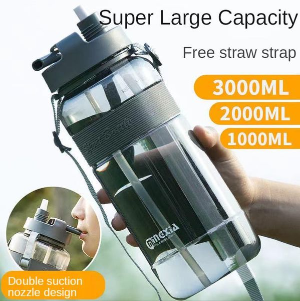 water bottle 1l 2l 3l large capacity sports portable debris cup with straw outdoor camping picnic climbing
water bottle 1l 2l 3l large capacity sports portable debris cup with straw outdoor camping picnic climbing