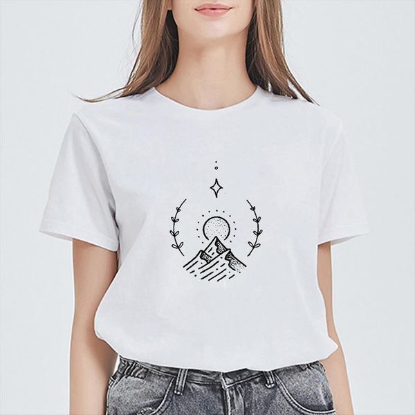 fashion sunrise tattoo design womens versatile pretty kawaii casual women vogue trendy funny vestidos, White
fashion sunrise tattoo design womens versatile pretty kawaii casual women vogue trendy funny vestidos, White