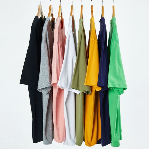 new thick pure cotton short-sleeve t-shirt cotton for men and women round neck bottoming shirt fashionable white half sleeve candy color sum
new thick pure cotton short-sleeve t-shirt cotton for men and women round neck bottoming shirt fashionable white half sleeve candy color sum
