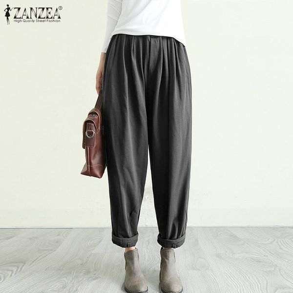 women's pants & capris plus size casual trousers zanzea 2021 spring harem elastic waist solid long pantalon palazzo female turnip, Black;white
women's pants & capris plus size casual trousers zanzea 2021 spring harem elastic waist solid long pantalon palazzo female turnip, Black;white