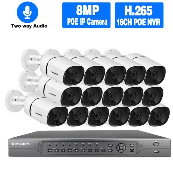 security camera system h.265 16ch poe cctv set nvr kit 4k 5mp outdoor waterproof two way audio ip surveillance wireless kits
security camera system h.265 16ch poe cctv set nvr kit 4k 5mp outdoor waterproof two way audio ip surveillance wireless kits