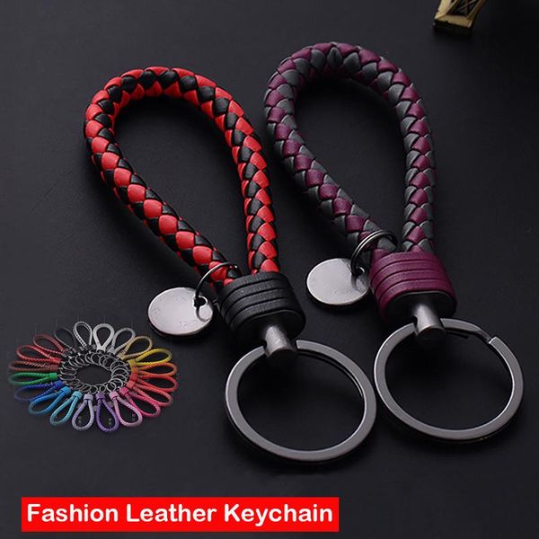 keychains fashion leather rope woven key chain metal keyring tungsten steel keychain men women holder ring auto charm, Silver
keychains fashion leather rope woven key chain metal keyring tungsten steel keychain men women holder ring auto charm, Silver