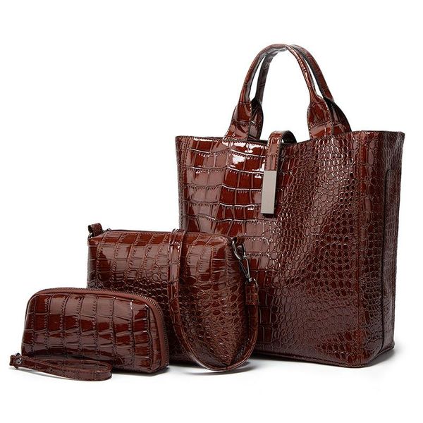 evening bags 3pieces set of women's retro puleather large-capacity stiletto bag ladies fashion one-shoulder handbag and small
evening bags 3pieces set of women's retro puleather large-capacity stiletto bag ladies fashion one-shoulder handbag and small