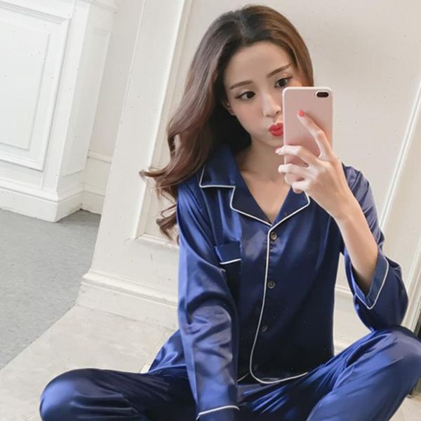 set pajamas nightwear pajama womens sleepwears fashion solid color lapel long sleeve blouse pants sleepwear, Black;red
set pajamas nightwear pajama womens sleepwears fashion solid color lapel long sleeve blouse pants sleepwear, Black;red