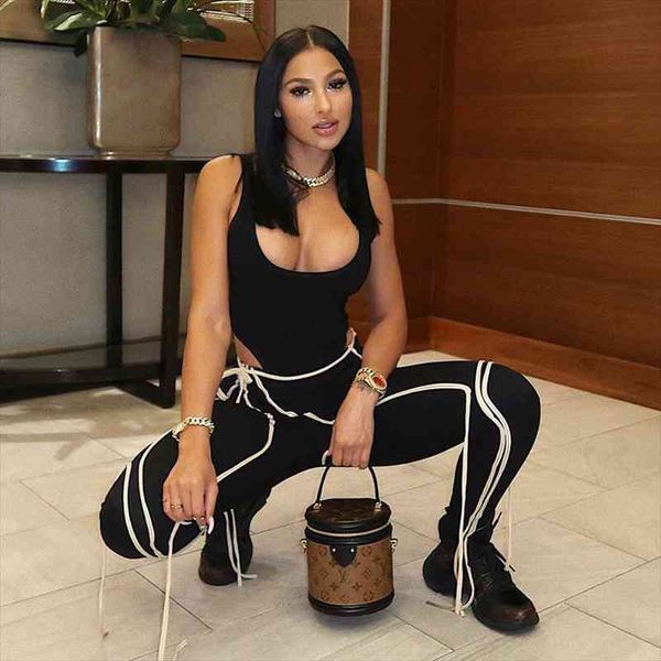 lace up streetwear black women capris sweatpants trousers joggers harajuku high waist pants female bandage pencil ladies, Black;white 
lace up streetwear black women capris sweatpants trousers joggers harajuku high waist pants female bandage pencil ladies, Black;white