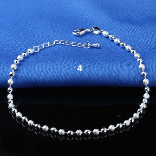 selling stamped 925 sterling silver anklets for womens simple beads chain anklet ankle foot jewelry, Red;blue
selling stamped 925 sterling silver anklets for womens simple beads chain anklet ankle foot jewelry, Red;blue