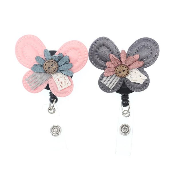 pins, brooches 20pcs/lot cute handmade cotton felt butterfly animal retractable id badge holder/reel for children's gift, Gray
pins, brooches 20pcs/lot cute handmade cotton felt butterfly animal retractable id badge holder/reel for children's gift, Gray