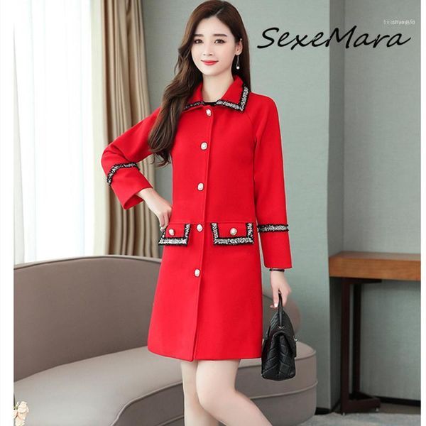 women's wool & blends winter 2021 oversized vintage patchwork women coats fashion single breasted cashmere coats1, Black
women's wool & blends winter 2021 oversized vintage patchwork women coats fashion single breasted cashmere coats1, Black