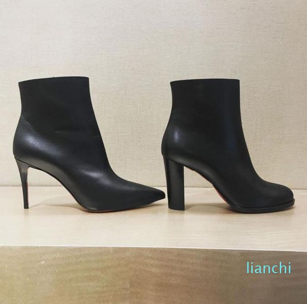 luxury designed cate boots for women, Black