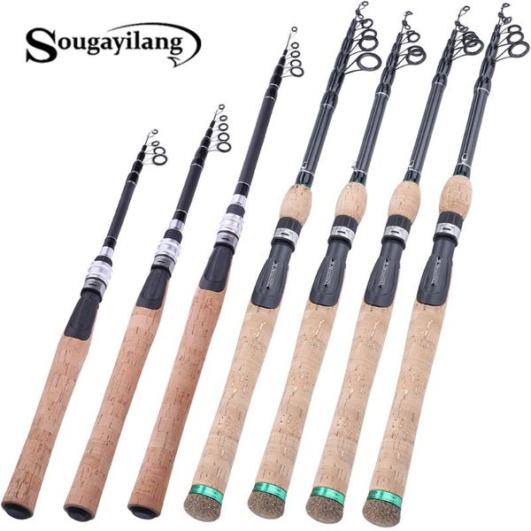 sougayilang 1.8m-2.7m protable fishing rod cork handle spinning carbon fiber travel tackle boat rods
sougayilang 1.8m-2.7m protable fishing rod cork handle spinning carbon fiber travel tackle boat rods