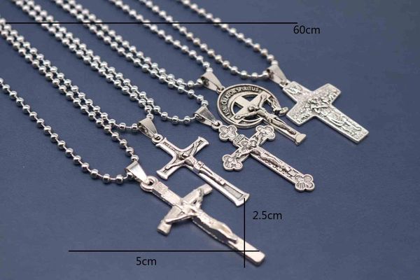 pendant necklaces many styles. religious metal christ cross long chain. rosary beads. necklace. leisure christmas gift., Silver
pendant necklaces many styles. religious metal christ cross long chain. rosary beads. necklace. leisure christmas gift., Silver