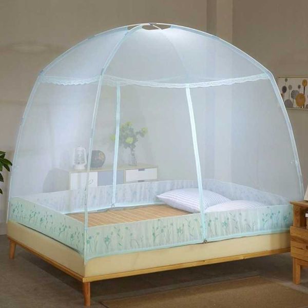 mosquito net installation-home encryption bi-parting big size 2.2m student bedroom