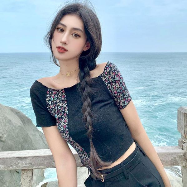women's t-shirt floral slim crop hipster streetwear clothing summer style fashion brand ulzzang korean clothes female t shirts, White
women's t-shirt floral slim crop hipster streetwear clothing summer style fashion brand ulzzang korean clothes female t shirts, White