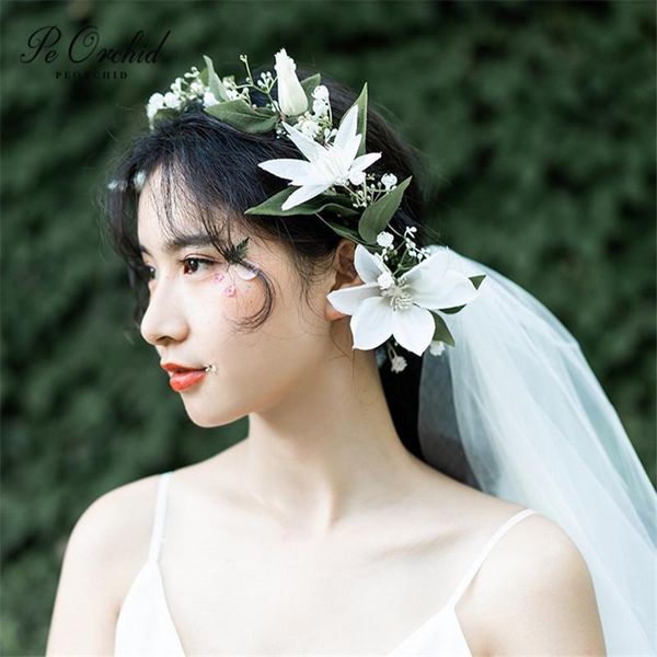 headpieces peorchid crowns for women headpiece wedding hair accessories bridesmaids flower headband wreath bridal hairbands party garland, Silver
headpieces peorchid crowns for women headpiece wedding hair accessories bridesmaids flower headband wreath bridal hairbands party garland, Silver