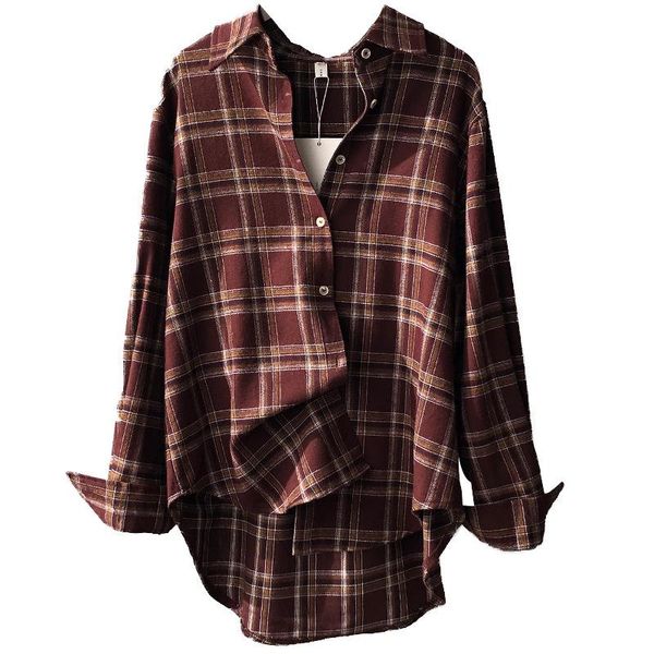 simgent plaid blouse women cotton spring autumn long sleeve turn down collar thick casual woman clothing blusas sg12141 women's blouses, White
simgent plaid blouse women cotton spring autumn long sleeve turn down collar thick casual woman clothing blusas sg12141 women's blouses, White