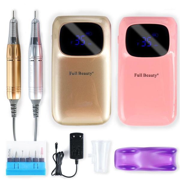portable rechargeable nail drill machine 35000rpm electric sander pedicure set polisher milling cutter tool saus8061
portable rechargeable nail drill machine 35000rpm electric sander pedicure set polisher milling cutter tool saus8061