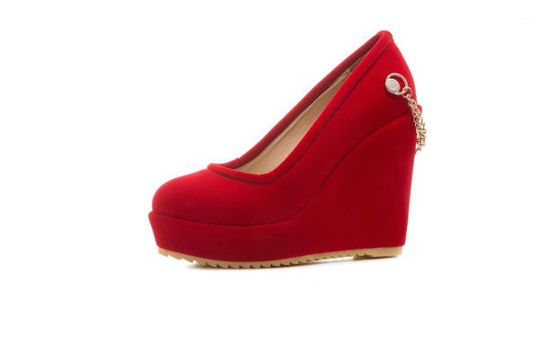 dress shoes in the spring of 2021 fashion waterproof wedge high with shallow mouth set foot red bride 183211, Black
dress shoes in the spring of 2021 fashion waterproof wedge high with shallow mouth set foot red bride 183211, Black