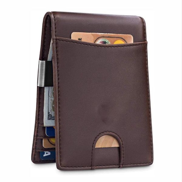 card holders cross-border dollar clip holder leather rfid foreign trade men's anti-theft swiping bag, Brown;gray
card holders cross-border dollar clip holder leather rfid foreign trade men's anti-theft swiping bag, Brown;gray