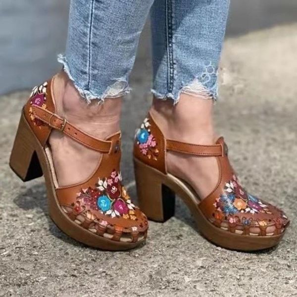 platform high heels women sandals summer square heel buckle strap female shoes hollow out ladies footwear casual pumps, Black
platform high heels women sandals summer square heel buckle strap female shoes hollow out ladies footwear casual pumps, Black
