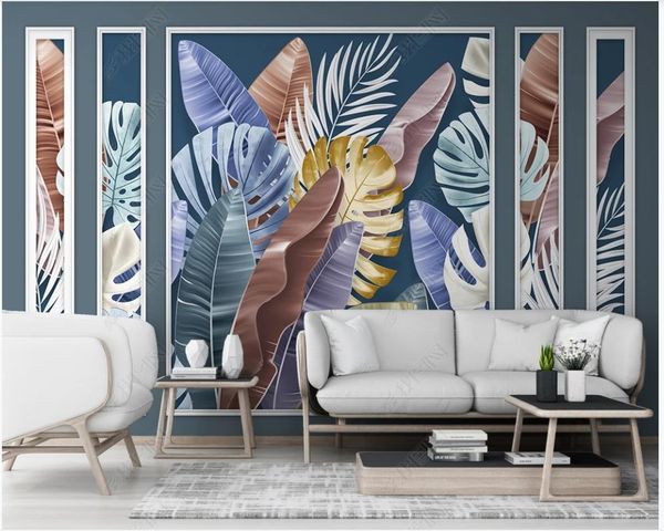 wallpapers custom po wallpaper european style light luxury tropical plant leaves small fresh combination tv sofa background wall paper
wallpapers custom po wallpaper european style light luxury tropical plant leaves small fresh combination tv sofa background wall paper