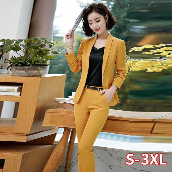 spring formal pant suit office lady uniform designs for white blazer women suits business long femme work wear plus size women's two pi
spring formal pant suit office lady uniform designs for white blazer women suits business long femme work wear plus size women's two pi