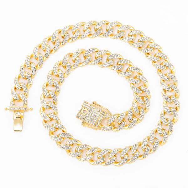 pendant necklaces european and american hip-hop13mm cuban chain super flashing rhinestone fashion men's necklace cz shiny rap hip-hop m, Silver
pendant necklaces european and american hip-hop13mm cuban chain super flashing rhinestone fashion men's necklace cz shiny rap hip-hop m, Silver