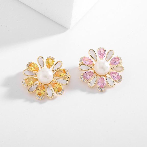 pins, brooches women flower cubic zirconia brooch floral pearl for ladies cz jewellery, Gray
pins, brooches women flower cubic zirconia brooch floral pearl for ladies cz jewellery, Gray