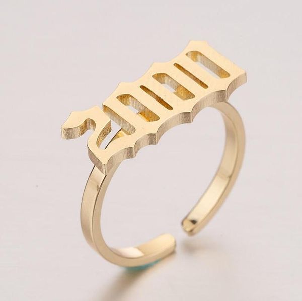 cluster rings arabic numeral ring women stainless steel couple letter for jewelry silver gold gifts girl accessories, Golden;silver
cluster rings arabic numeral ring women stainless steel couple letter for jewelry silver gold gifts girl accessories, Golden;silver
