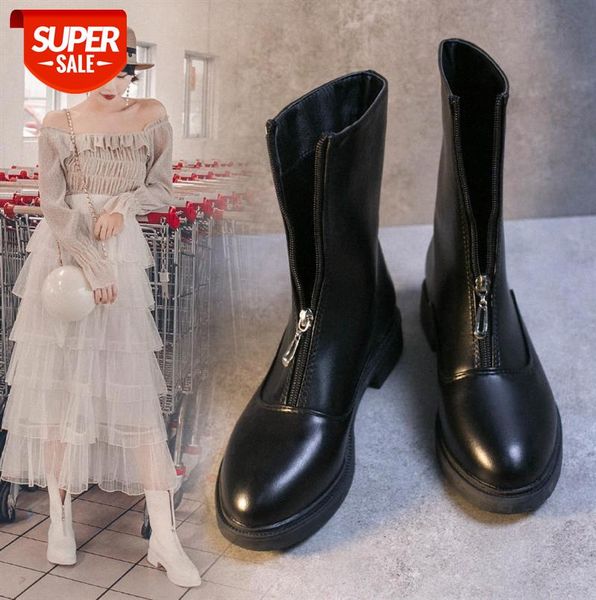 european and american martin boots women's front zipper knight mid-heel round toe thick heel short #vv0w
european and american martin boots women's front zipper knight mid-heel round toe thick heel short #vv0w