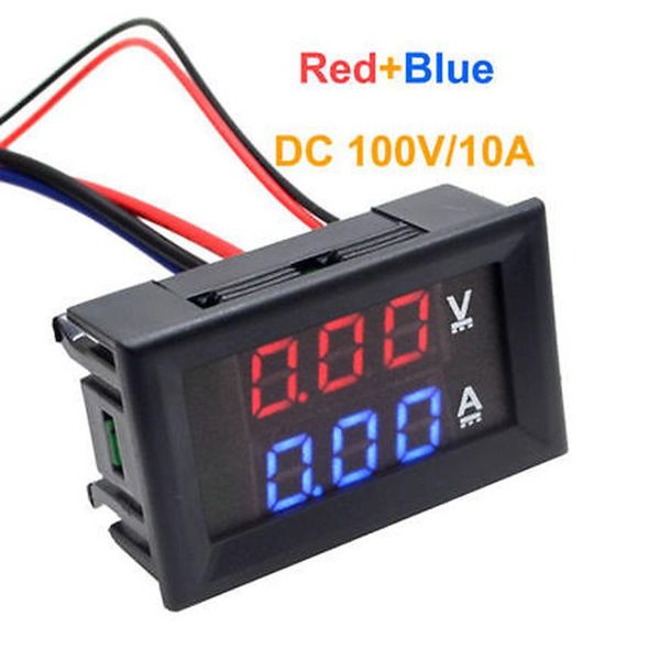 dsn-vc288 dc 100v 10a voltmeter ammeter blue + red led amp dual digital volt meter gauge voltage use tool starter kit modules
dsn-vc288 dc 100v 10a voltmeter ammeter blue + red led amp dual digital volt meter gauge voltage use tool starter kit modules