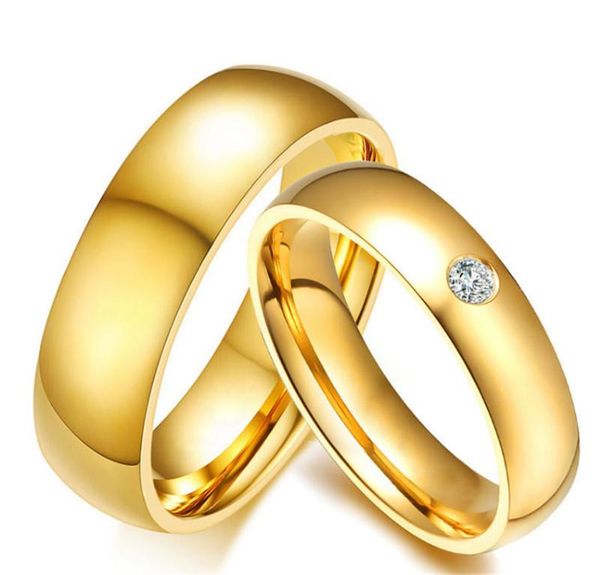 wedding rings nfs simple classic stainless steel couple ring set gold color single crystal titanium precious lovers female male jewelry, Slivery;golden
wedding rings nfs simple classic stainless steel couple ring set gold color single crystal titanium precious lovers female male jewelry, Slivery;golden