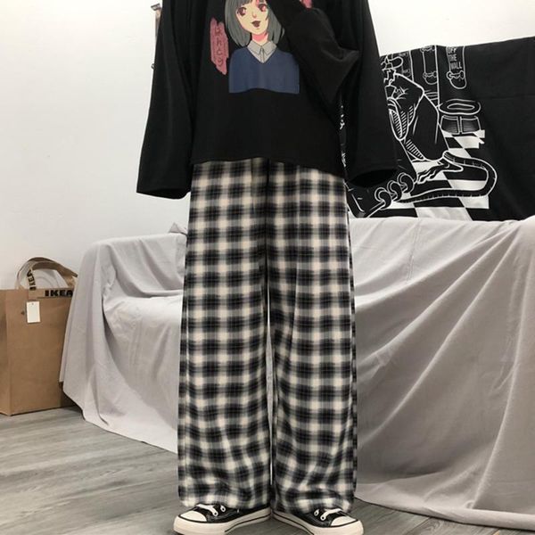 plaid pants women high waist casual checked trousers korean style fashion checkered wide leg palazzo women's & capris, Black;white
plaid pants women high waist casual checked trousers korean style fashion checkered wide leg palazzo women's & capris, Black;white