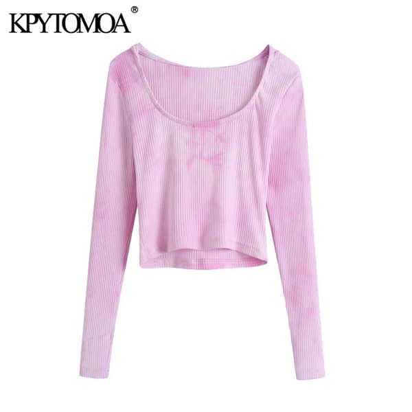women fashion tie-dye print cropped ribbed blouses vintage hooded long sleeve female shirts chic 210420, White
women fashion tie-dye print cropped ribbed blouses vintage hooded long sleeve female shirts chic 210420, White