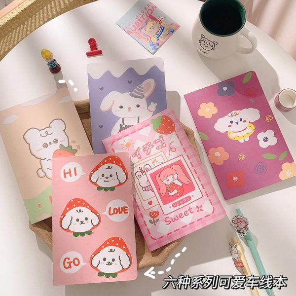 card holders japanese kawaii a5 diary notebook ins cartoon bear dog flower notepad planner korean cute stationery suppliers, Brown;gray
card holders japanese kawaii a5 diary notebook ins cartoon bear dog flower notepad planner korean cute stationery suppliers, Brown;gray