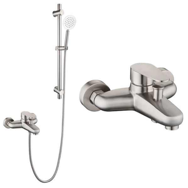 stainless steel bathtub triple simple shower set and cold lead-mixing valve faucets bathroom sets
stainless steel bathtub triple simple shower set and cold lead-mixing valve faucets bathroom sets