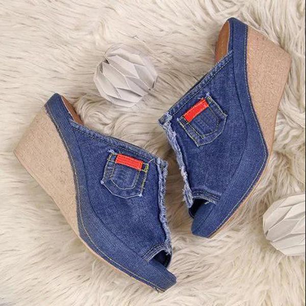 2021 arrival womens sandals women summer fashion leisure fish mouth thick bottom slippers wedges shoes women1, Black
2021 arrival womens sandals women summer fashion leisure fish mouth thick bottom slippers wedges shoes women1, Black