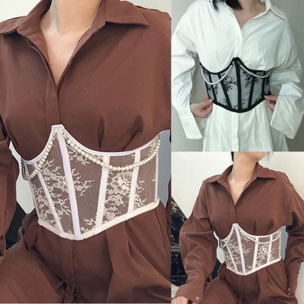 waist support white corset pearl mesh tube crop women wide bandage party see short wrap tank belt lace up summer ropa mujer, Black;gray
waist support white corset pearl mesh tube crop women wide bandage party see short wrap tank belt lace up summer ropa mujer, Black;gray