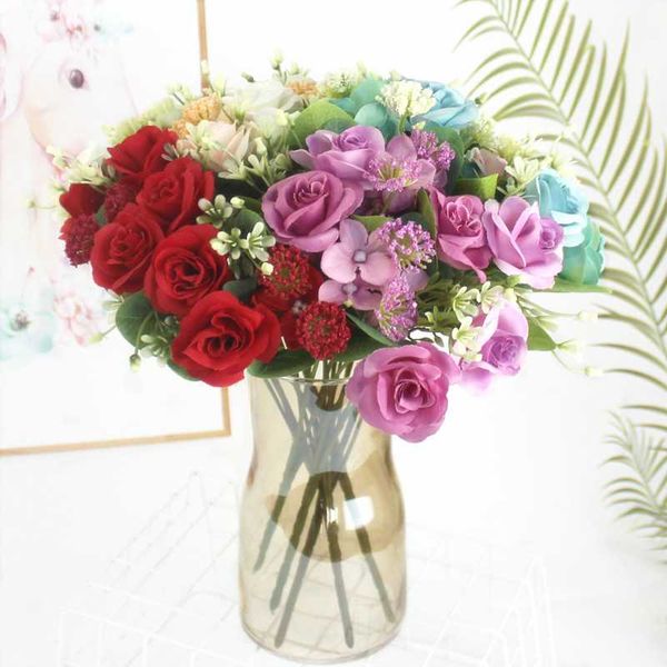 roses artificial flowers white silk peony sky blue bride bouquet wedding decor fake flower home accessories craft decorative &
roses artificial flowers white silk peony sky blue bride bouquet wedding decor fake flower home accessories craft decorative &