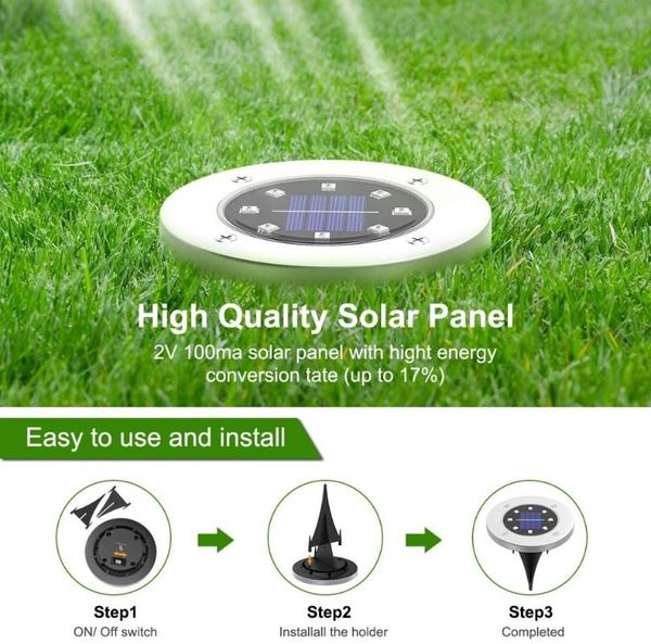 lawn lamps 4pack solar ground lights outdoor 8 led multi color changing waterproof inground landscape lighting for yard deck
lawn lamps 4pack solar ground lights outdoor 8 led multi color changing waterproof inground landscape lighting for yard deck
