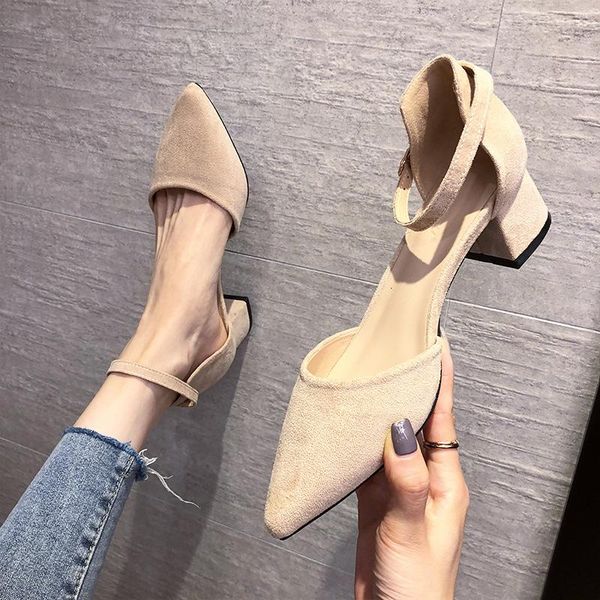 sandals pointed heel 2021 women's med female shoe closed medium girls block fashion beige velvet comfort retro buckle strap, Black
sandals pointed heel 2021 women's med female shoe closed medium girls block fashion beige velvet comfort retro buckle strap, Black