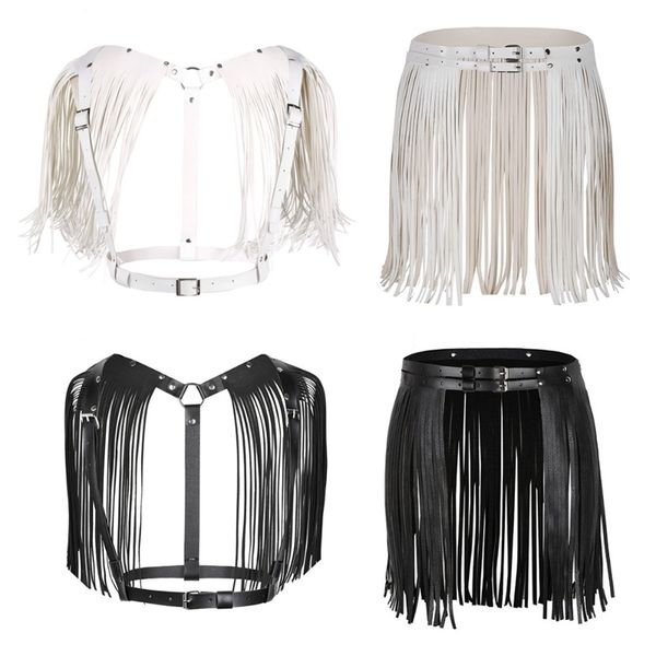 womens adjustable faux leather waistband fringe tassel skirt belt nightclub costume cosplay parties skirts for halloween, Black
womens adjustable faux leather waistband fringe tassel skirt belt nightclub costume cosplay parties skirts for halloween, Black