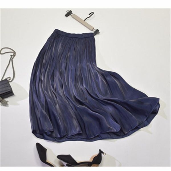 skirts women pleated maxi skirt 2021 trend fashion vintage shinny solid girls high waist beach long silk pleat midi 281, Black
skirts women pleated maxi skirt 2021 trend fashion vintage shinny solid girls high waist beach long silk pleat midi 281, Black