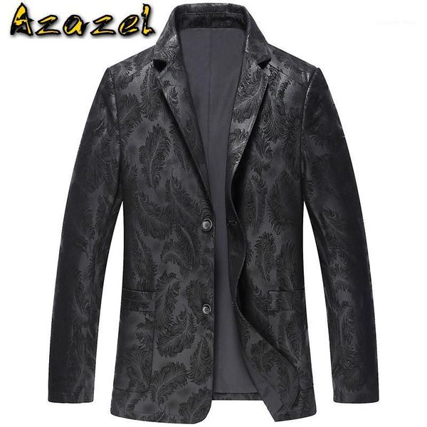 men's leather & faux azazel spring genuine jacket men real sheepskin coat for plus size blazers print slim fit 4338 kj1936, Black
men's leather & faux azazel spring genuine jacket men real sheepskin coat for plus size blazers print slim fit 4338 kj1936, Black