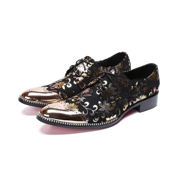 dress shoes toe fashion men golden flowers business buckle pointed carved bullock oxford for falt party wedding, Black
dress shoes toe fashion men golden flowers business buckle pointed carved bullock oxford for falt party wedding, Black