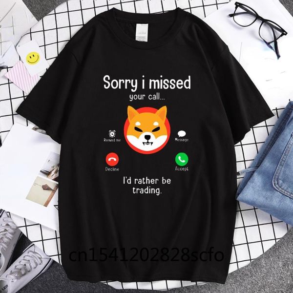 men's t-shirts ment shirts sorry i missed you call shiba inu prints man t shirt sport slim comfortable fashion loose women tee, White;black
men's t-shirts ment shirts sorry i missed you call shiba inu prints man t shirt sport slim comfortable fashion loose women tee, White;black