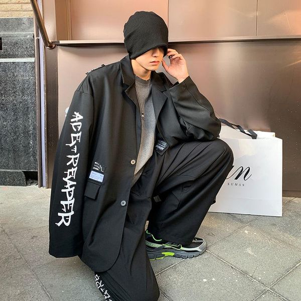 men's tracksuits 2021 spring and autumn youth loose personality printed suit straight trousers fashion casual all-match, Gray
men's tracksuits 2021 spring and autumn youth loose personality printed suit straight trousers fashion casual all-match, Gray