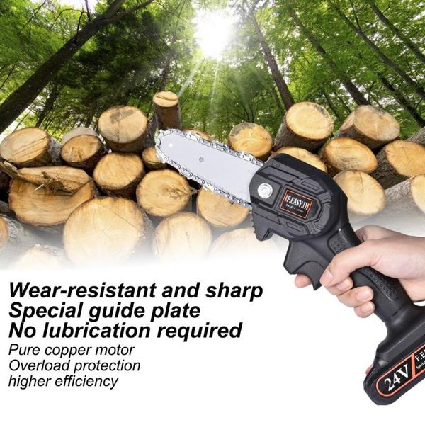hand tools 24v electric chainsaw 4-inch cordless portable for wood cutting garden logging mini chain saw lithium battery
hand tools 24v electric chainsaw 4-inch cordless portable for wood cutting garden logging mini chain saw lithium battery