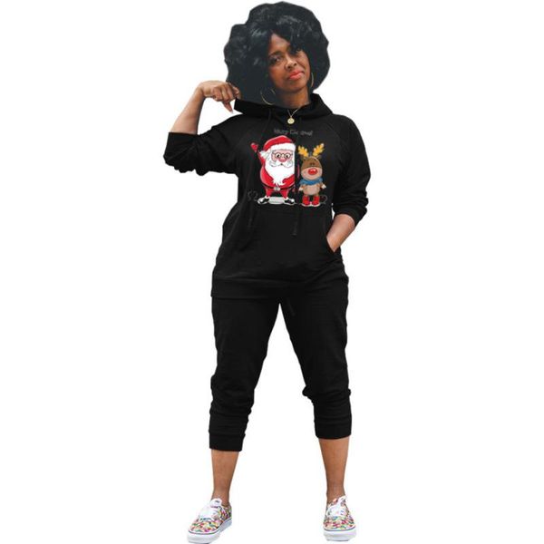 women's tracksuits women set santa claus cartoon print sweatsuits sweatpants and hoodie fashion long sleeve hooded sweatshirt midi pant, Gray
women's tracksuits women set santa claus cartoon print sweatsuits sweatpants and hoodie fashion long sleeve hooded sweatshirt midi pant, Gray