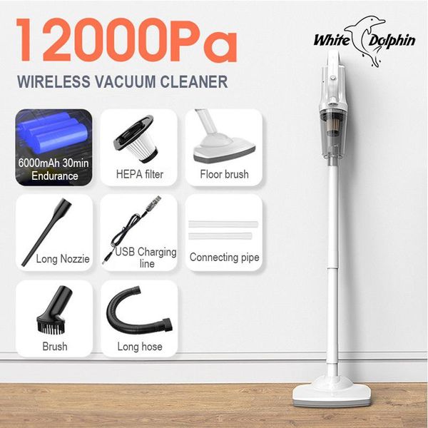 vacuum cleaners white dolphin 12000pa big suction cleaner cordless usb chargable collector aspirator handheld for home car
vacuum cleaners white dolphin 12000pa big suction cleaner cordless usb chargable collector aspirator handheld for home car