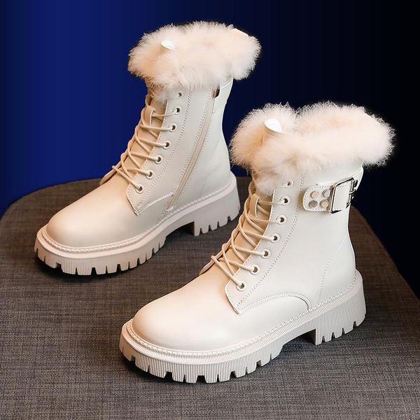 boots laasimi 2021 winter fur snow women wool genuine leather boot shoes woman warm lace up footwear female botas de mujer, Black
boots laasimi 2021 winter fur snow women wool genuine leather boot shoes woman warm lace up footwear female botas de mujer, Black